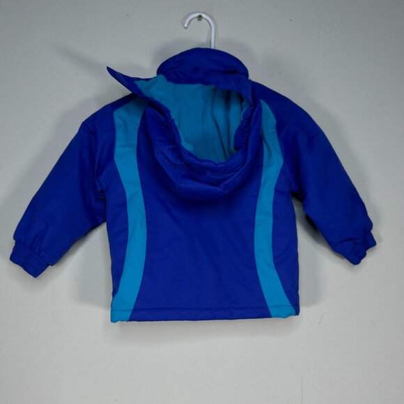 Mountain Warehouse Hooded Winter Jacket Kids 2-3 Blue Casual Outdoor - Picture 2 of 11